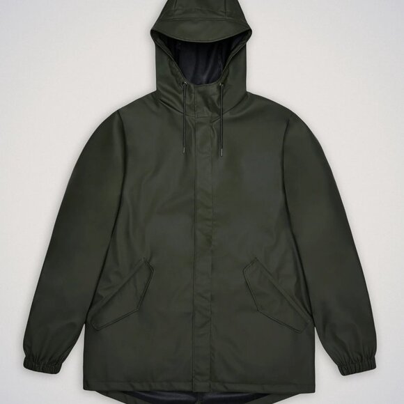 NEW RAINS Women's Fishtail Jacket Green - Picture 4 of 6